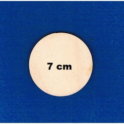 SKLEJKA #3mm  Koło 7cm, kółko 7cm